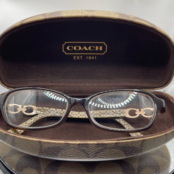 Authentic Coach Vanessa Glasses HC 6017 with Coach Lined Eyeglass Case - Picture 5 of 8